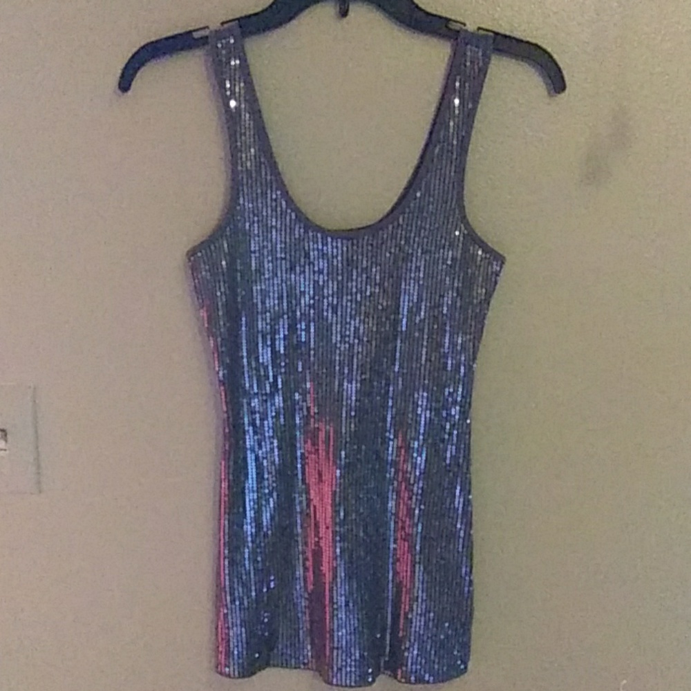 Sequin Tank Top